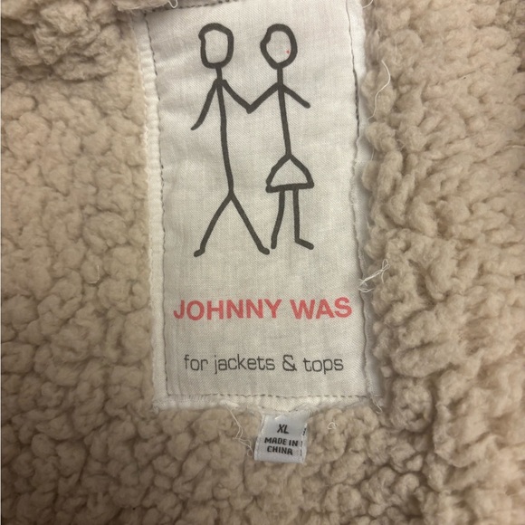 Johnny Was Faux Sherpa Lined Floral  Pattern Zip Up Women's Vest XL - Picture 3 of 8